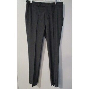 DKNY Men's Sz 32x32 Dario Modern-Fit Stretch Suit Separate Pants Gray Trousers